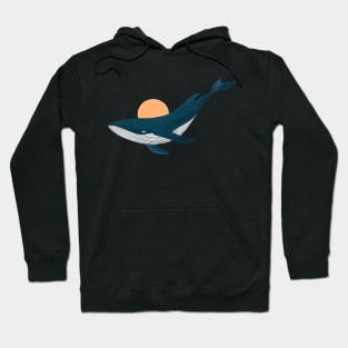 Blue whale AND SUN Hoodie